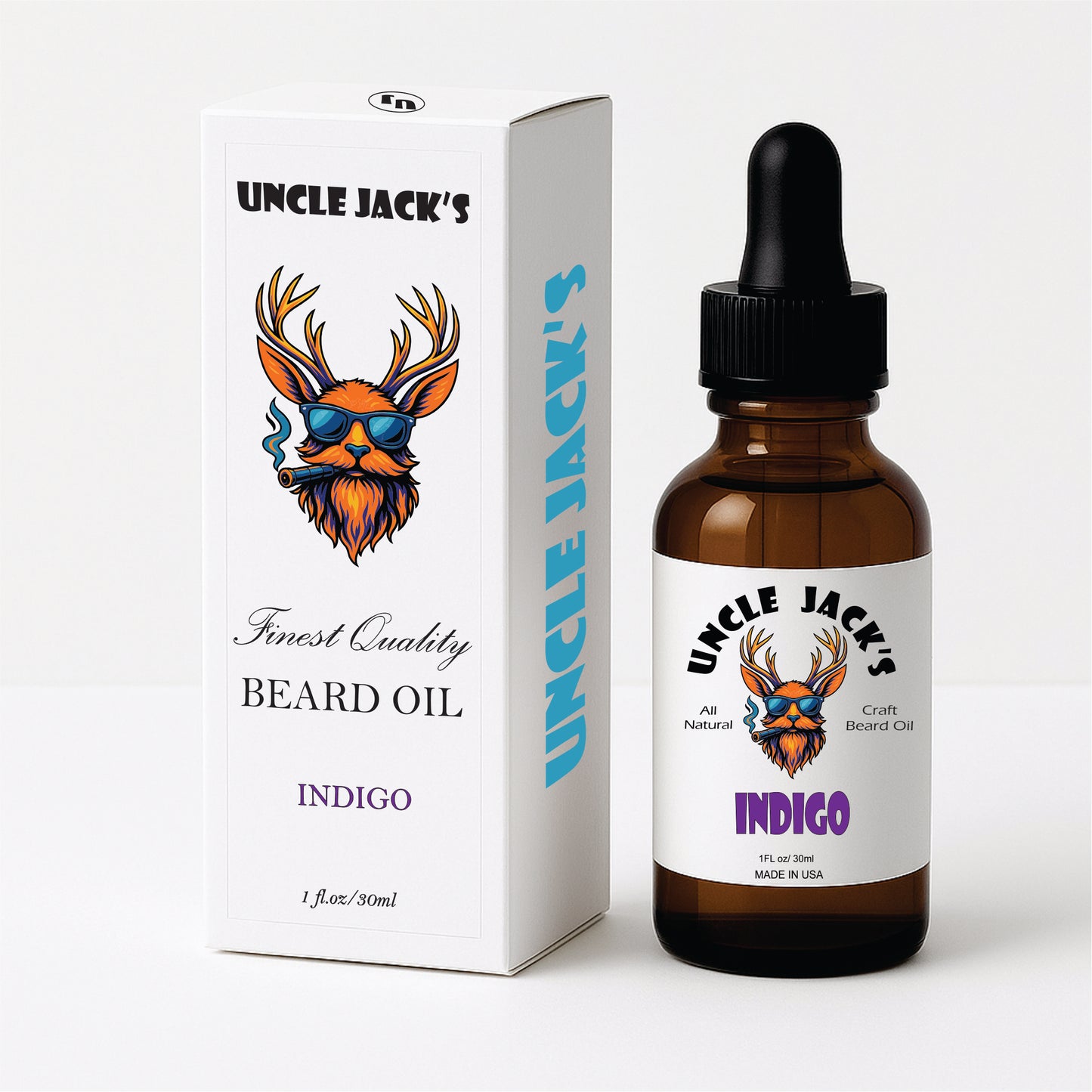 "INDIGO BEARD OIL" Lavender & Spice