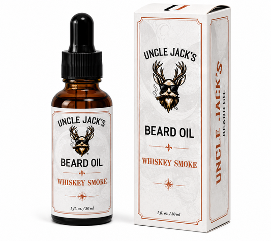Whiskey Smoke Beard Oil by Uncle Jack's - Whiskey + Tobacco
