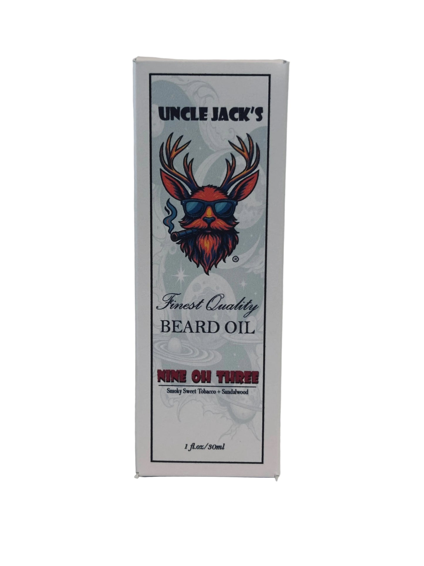 Nine Oh Three Beard Oil by Uncle Jack's - Smoky Sweet Tobacco + Sandalwood