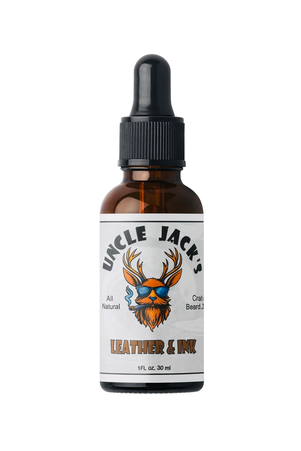 "LEATHER & INK" Leather & Smoky Undertones