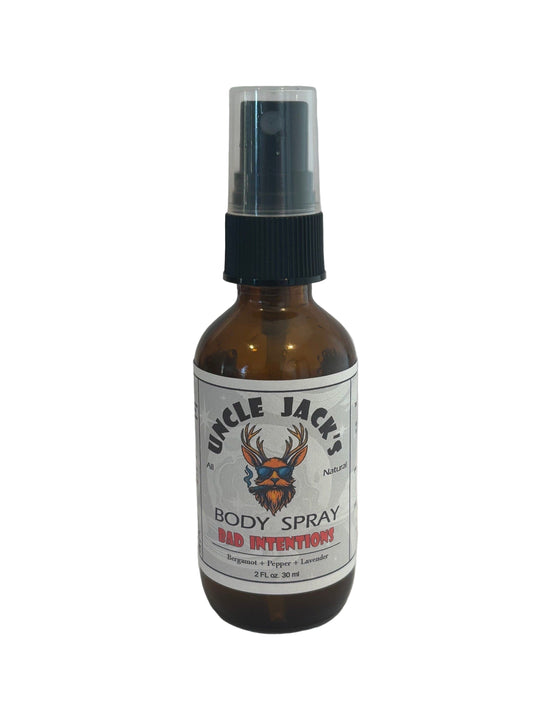 Bad Intention Body Spray by Uncle Jack's -   Bergamot + Pepper + Lavender