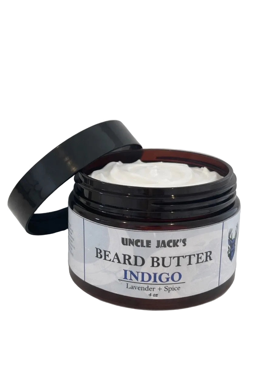 Indigo Beard Butter by Uncle Jack's - Lavender + Spice