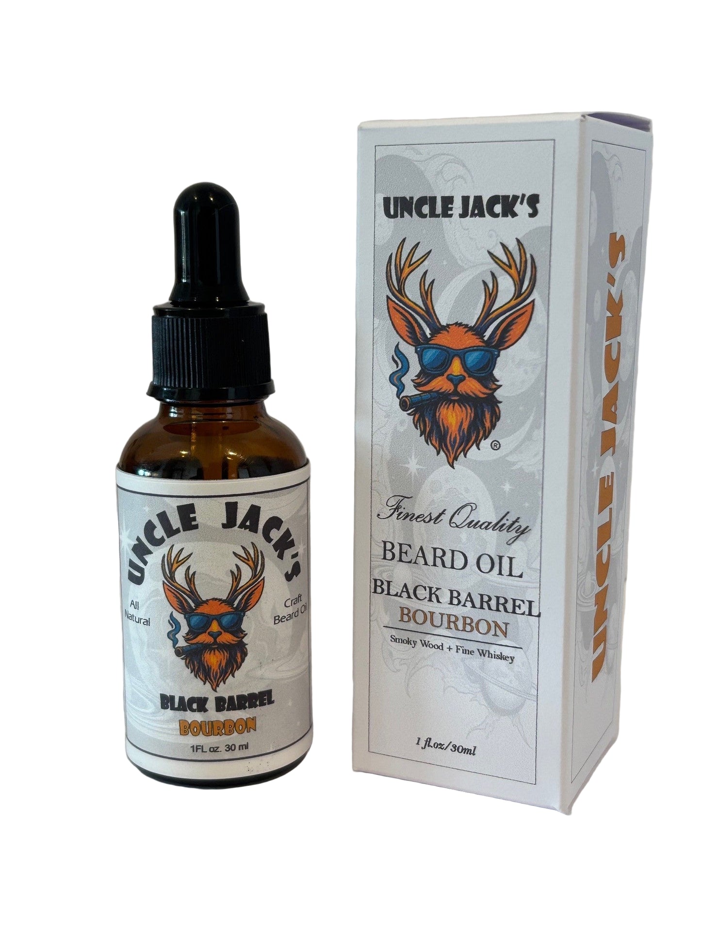 "BLACK BARREL BOURBON" Smoky wood & Fine Whiskey