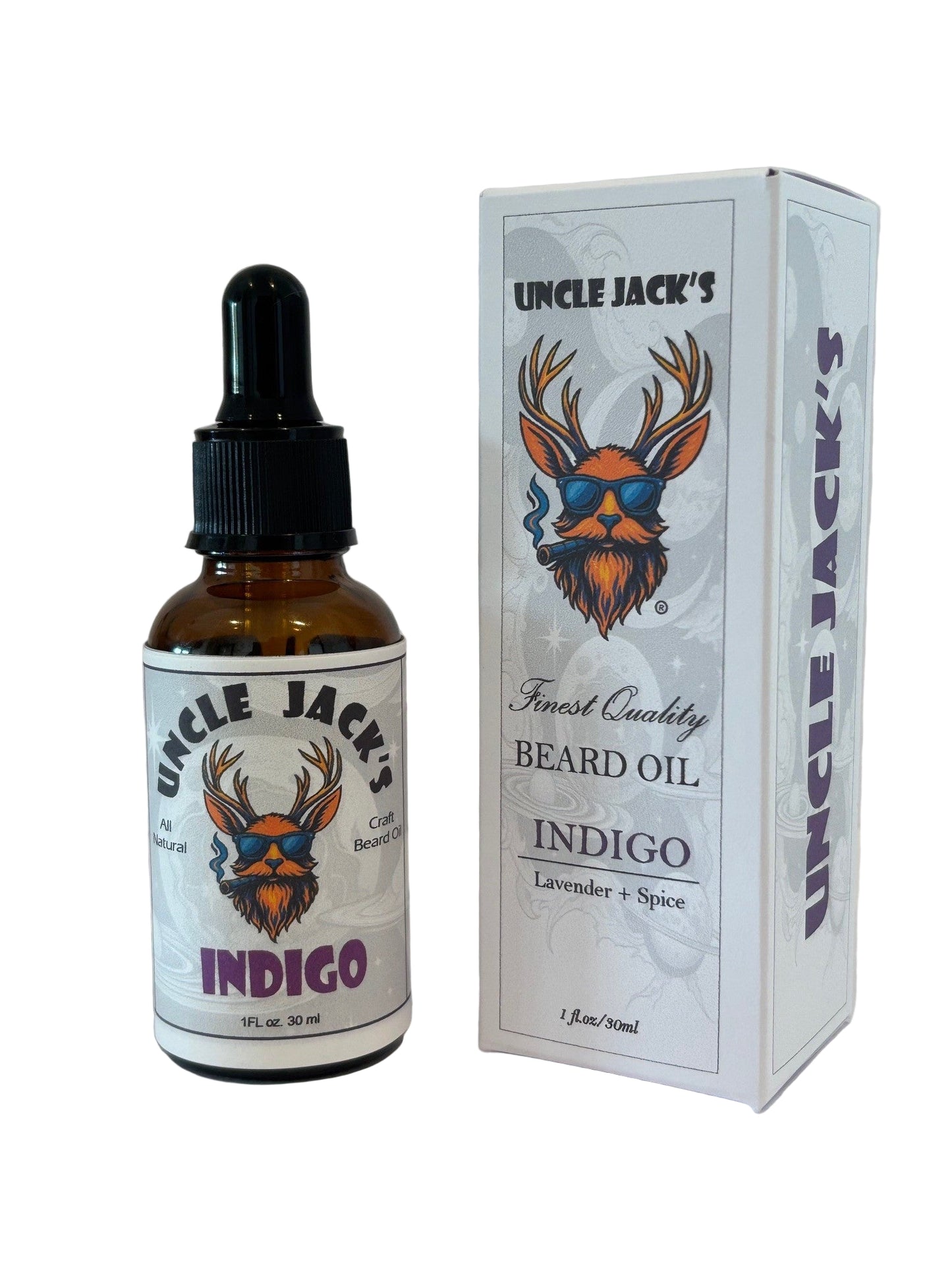 "INDIGO BEARD OIL" Lavender & Spice