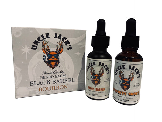 "TWO BEARD OILS & ONE BEARD BALM SET" Bundle Deal