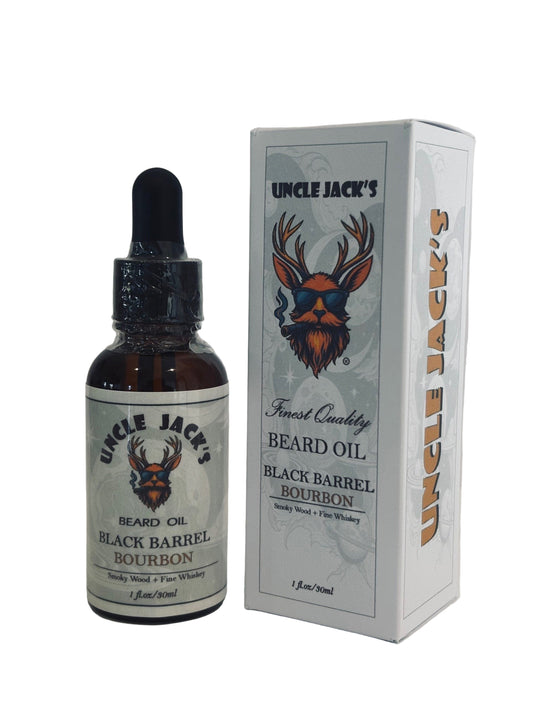 "BLACK BARREL BOURBON" Smoky wood & Fine Whiskey