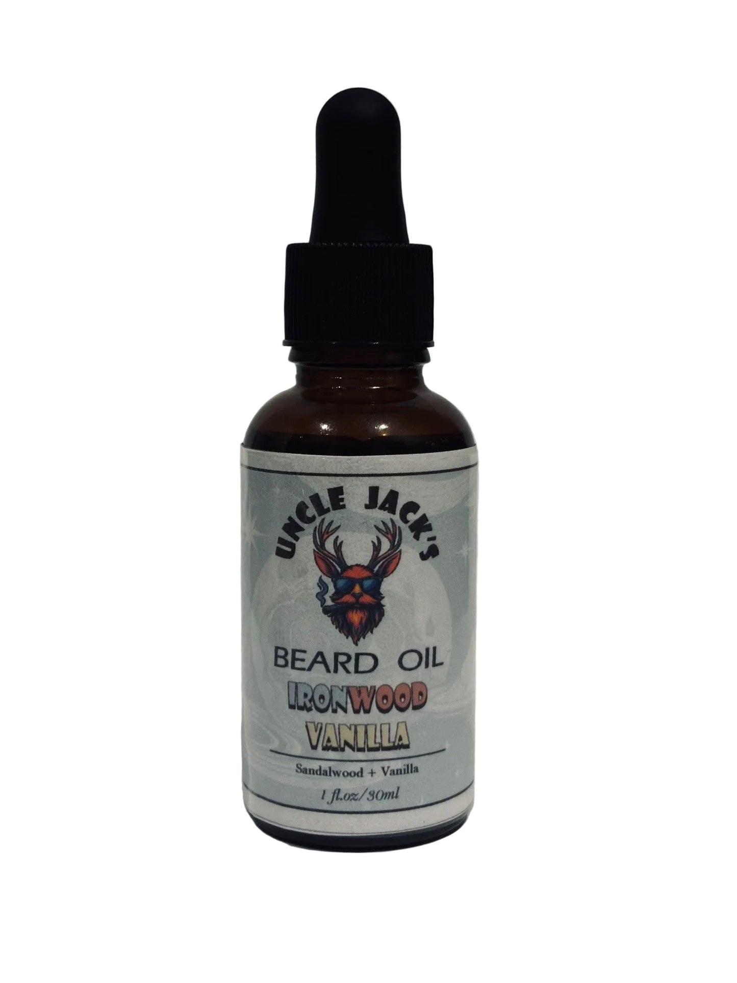 Ironwood Vanilla Beard Oil by Uncle Jack's - Sandalwood + Vanilla